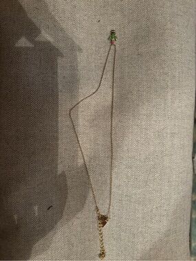 kate spade Cactus Necklace with Pink and Green Accents